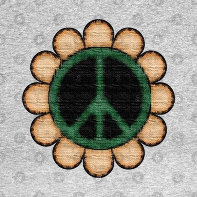 Peace Sunflower by Wandering Barefoot